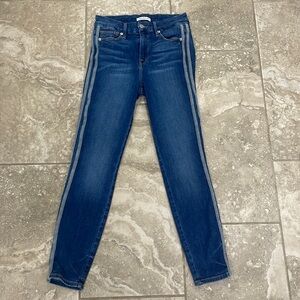 Good American Good Legs Skinny Stripe Jeans Sz 26